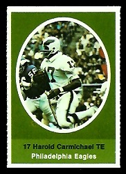 1972 Sunoco Stamps      486     Harold Carmichael